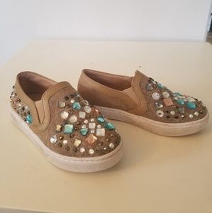 Custom made girls loafers